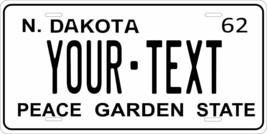 North Dakota 1962-5 License Plate Personalized Custom Car Bike Motorcycle Moped - £8.78 GBP+