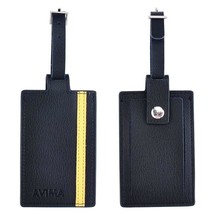 AVIMA Premium Luxury Handmade Soft Leather Travel Suitcases Luggage &amp; Bag Tags 2 - £12.02 GBP