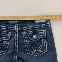 L.A. Idol USA Women's Blue Cotton Blend Denim Cropped Jeans Size 11 (30×21) image 9