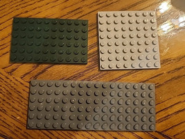 Set Of 3 Lego Plates 6x16, 6x10, 8x8 - $2.97