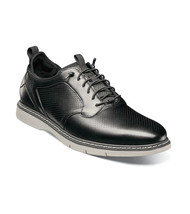 Stacy Adams Sync Plain Toe Elastic Lace Up Sneaker Shoes Leather Black 2... - $103.50