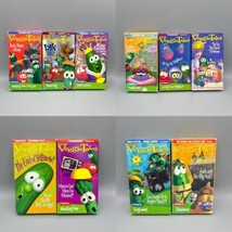 Lot of 10 VeggieTales VHS Madame Blueberry,Lyle Kindly Viking, King George Ducky - £46.65 GBP