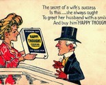 Happy Thought Chewing Tobacco Advertising Comic Secret of Wife Success P... - £7.65 GBP