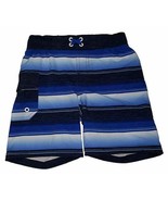 Wonder Nation Boys Swim Trunks X-Small (4-5) Blue Cove Stripe UPF 50+  NEW - $239.29 MXN