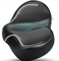 New Noseless Oversized Bike Seat, Extra Wide Comfort Pure Memory Foam Bicycle - $55.00