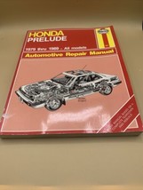 1979-1989 Honda PRELUDE - Haynes Service Shop Automotive Repair Manual 4... - £8.55 GBP
