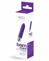 VEDO BAM MINI BULLET VIBE RECHARGEABLE VIBRATING VIBRATOR - £23.35 GBP