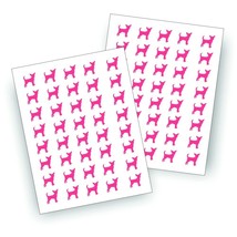 80X Pink Chihuahua Small Vinyl Decal Sticker for Car Truck Windshield or... - £10.95 GBP