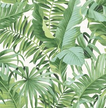 Alfresco Palm Leaf Wallpaper, Green, A-Street Prints 2744-24136 - £62.01 GBP