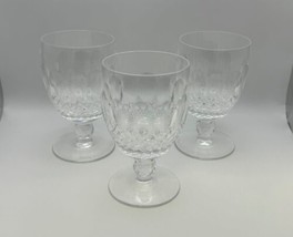 Set of 3 Waterford Crystal COLLEEN Short Stem Water Goblets Glasses - £110.31 GBP