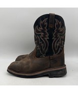 Wolverine Rancher W10765 Mens Brown Pull On Cowboy Western Boots Size 10 M - £38.91 GBP