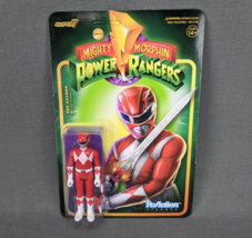 Mighty Morphin Power Rangers Red Ranger Super7 Reaction Figure - £7.58 GBP