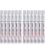 Lesun Overseas White Paint Pens Paint Markers, 12 Pack Waterproof Oil-Ba... - £16.79 GBP