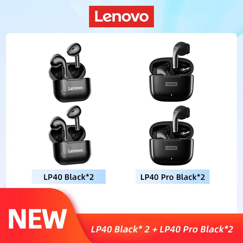  LP40 LP40 Pro Bluetooth Earphones Wireless Earbuds Control Touch Headphones  Lo - £57.56 GBP