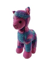 2018 Build-A-Bear BABW Lovable Llama 15 Inch Tie Die Alpaca Plush Stuffed Animal - £19.74 GBP