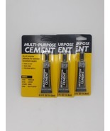 3 x Multi-Purpose Cement 0.5oz tube All Purpose Adhesive Glue Household ... - £12.09 GBP