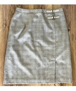 Vintage Norton Mcnaughton Women Academia Skirt Size 6 Brown Plaid Pencil... - £21.12 GBP