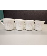 Corning Corelle Pink Trio Cups/Mugs  Swirled  Set of 4 Discontinued - £16.50 GBP