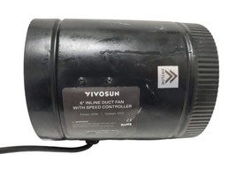 VIVOSUN Inline Booster Duct Fan 6” 240 CFM, HVAC Exhaust Ventilation Fan with Lo - £10.97 GBP