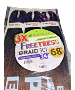 SHAKE-N-GO FREETRESS 5X Braid 301 Natural Texture 28&quot; Color OMCOPPER - $279.97 MXN