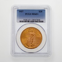 1927 St.Gaudens Or Double Aigle Classé Par PCGS Comme MS65+ - $4,879.50