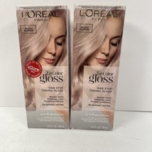 2x L&#39;Oreal Paris Le Color Gloss One Step In-Shower Toning Gloss Blush Blonde 4oz - £10.99 GBP