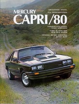 1980 Mercury CAPRI/RS/RS Turbo &amp; Ghia Prestige Couleur Brochure De Vente... - £14.25 GBP