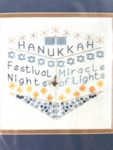 DebBee&#39;s Designs Needlepoint Pattern Hanukkah Chart Holiday Highlights 2005 - $19.79