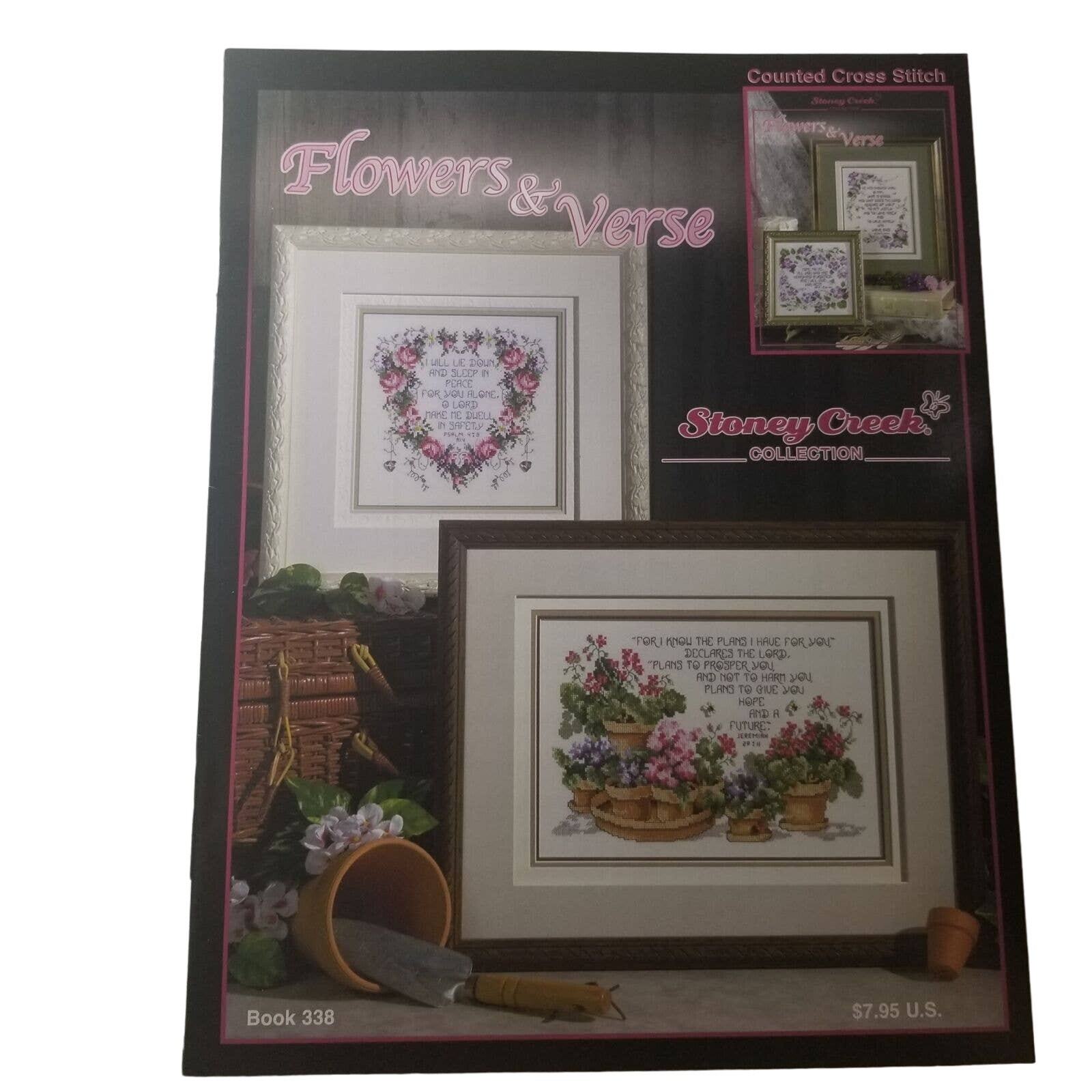 Flowers and Verse, Stoney Creek collection - Cross Stitch - Book 338 - £8.91 GBP