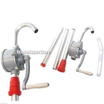 Hand Crank Aluminum Rotary Gas Oil Fuel Hand Pump 10 GPM Self Priming Dispenser - £39.15 GBP