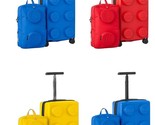 New Lego Trolley Carry-on &amp; Backpack Luggage Set, Choice Blue/Red/Yellow... - $239.95