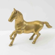 Brass Horse Figurine Desk Mantelpiece Decor Sculpture - £33.31 GBP