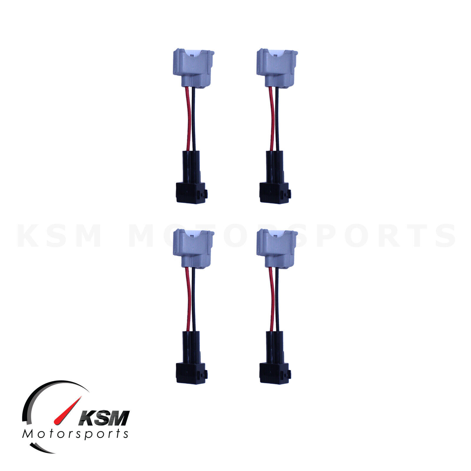 4 x OBD2 TO RDX 410cc FUEL INJECTOR CONVERSION JUMPER HARNESS ADAPTERS C... - $46.77