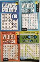 Mixed Lot of 4 Kappa Bendon LARGE PRINT Word-Finds Word Search Seek Ring-A-Word  - £14.20 GBP