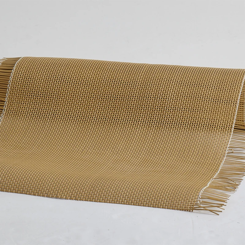 Plastic Checkered Weaving Rattan Webbing Roll Material Decoration Furniture Do - £10.45 GBP+