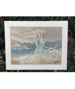 MICHAEL NISPEROS Original ABSTRACT MODERN SURREALISM LANDSCAPE IMPASTO &amp;... - $2,376.00