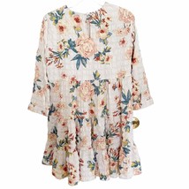 Zara Floral Print Sharon Tiered Silhouette Dress Medium - £37.23 GBP