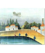 Jean-Jacques Rousseau Poster Art Painting Ceramic Tile Mural BTZ23065 - $300.00+