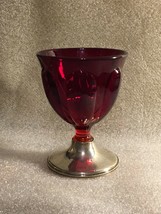 Empire Sterling Ruby Red Compote/Chalice 6” - $143.54