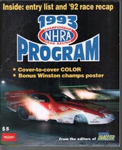 Pomona Raceway NHRA  Drag Race Winternationals Program 2/4/1993-pix-info-FN - $40.74