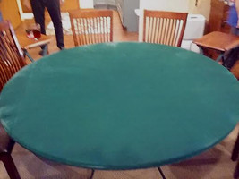 Velvet poker table cover fits 36&quot; ROUND TABLE - DWS/ BL  BAG fs custom made - $99.00
