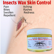 Insects wax Balm Control 2oz Bites,Stings,Rashes,Itch Swollen Pain - £10.37 GBP