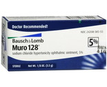 Bausch &amp; Lomb Muro 128 5% Ointment 3.50 g EXP 11/25 - $25.73