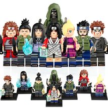 Naruto Team Kurenai Kiba Hinata and Team Asuma Shikamaru 8pcs Minifigure Bricks - £14.78 GBP