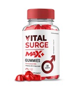 1 Pack Vital Surge Max Plus Gummies Men’s Daily Energy and Wellness Support - $35.90