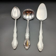 Vtg Carlyle Cay 1 Serving Set 3 Pieces Hong Kong Stainless - $414.49 MXN