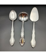 Vtg Carlyle Cay 1 Serving Set 3 Pieces Hong Kong Stainless - $414.49 MXN