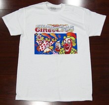 International Circus Hall Of Fame Clown White T-Shirt Peru, Indiana L Large - £11.20 GBP