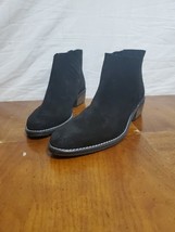 Very Volatile LA Suede Leather Ankle Boots Aldworth Booties Shoes Black ... - $29.95