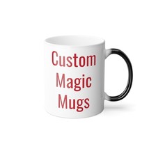 Custom Magic Mugs Color Morphing Mug 11oz Coffee Cups - £14.58 GBP